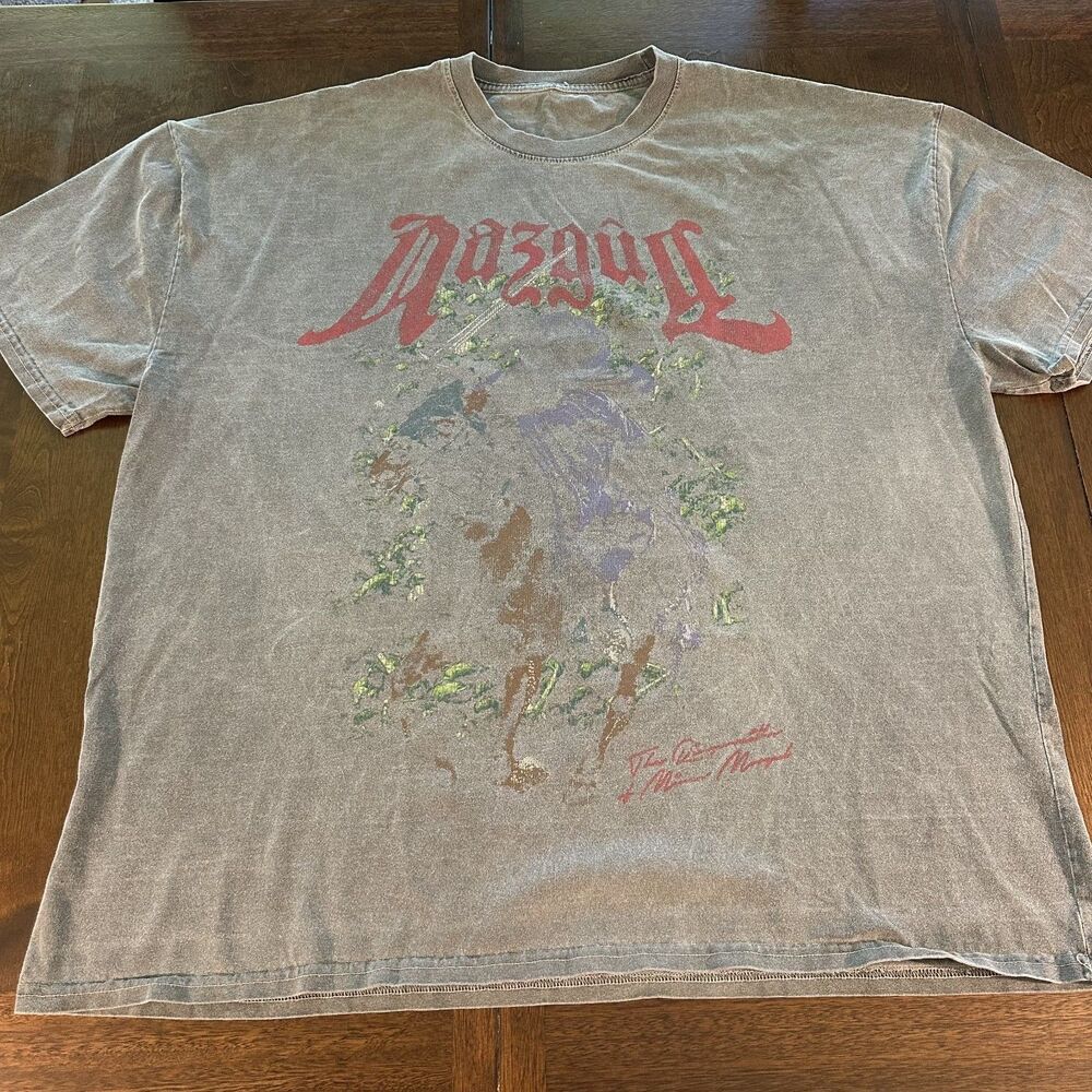 Lord of the Rings Nazgul Shirt Mens Large Gray Faded - 3XL - Double Sided